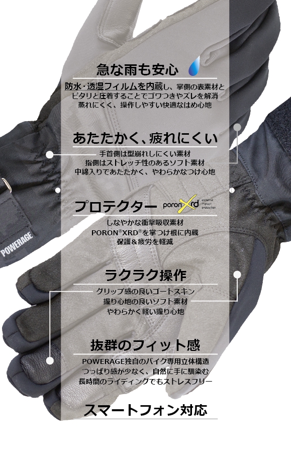 ソフトフィールウインターグローブ ※10％OFF - POWERAGE（パワー